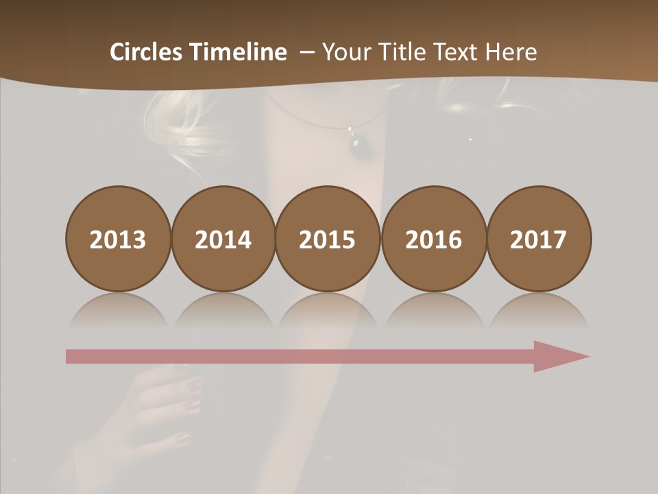 Head Sensual Girl PowerPoint Template