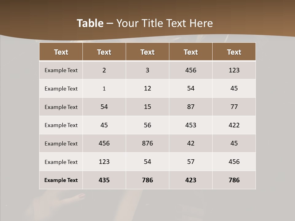 Head Sensual Girl PowerPoint Template