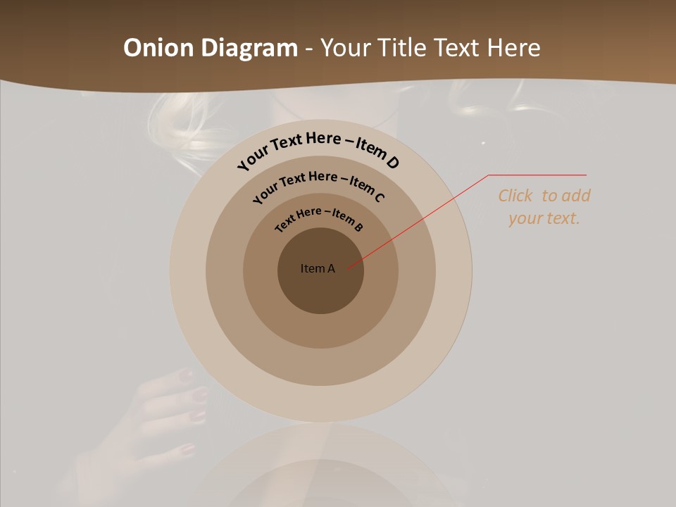 Head Sensual Girl PowerPoint Template