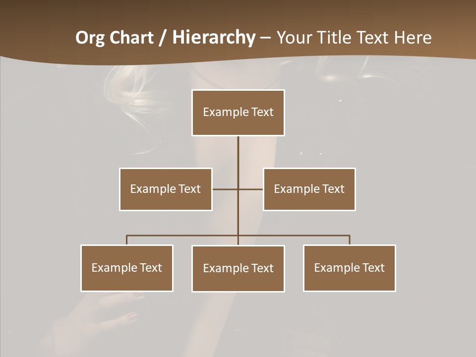 Head Sensual Girl PowerPoint Template