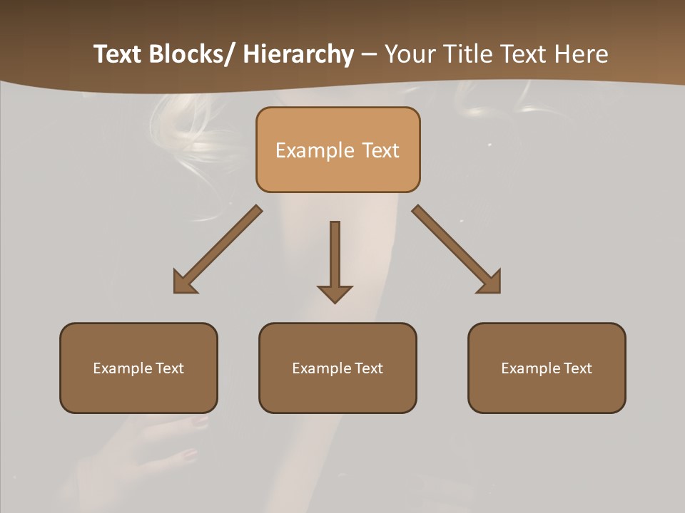 Head Sensual Girl PowerPoint Template