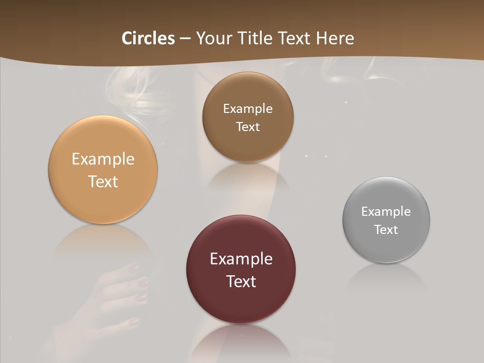 Head Sensual Girl PowerPoint Template