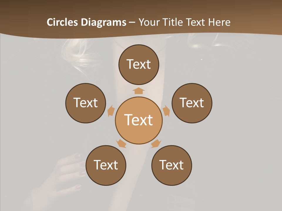 Head Sensual Girl PowerPoint Template