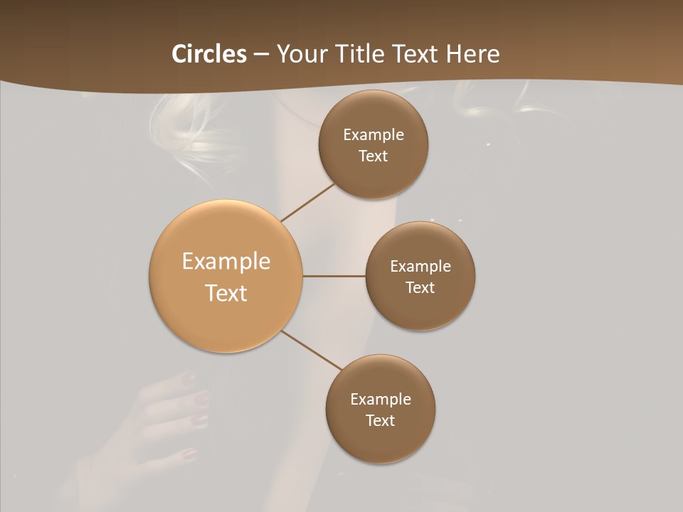 Head Sensual Girl PowerPoint Template