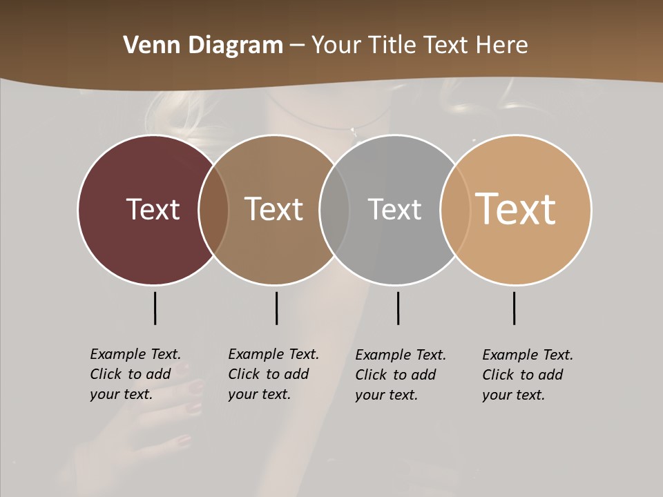 Head Sensual Girl PowerPoint Template