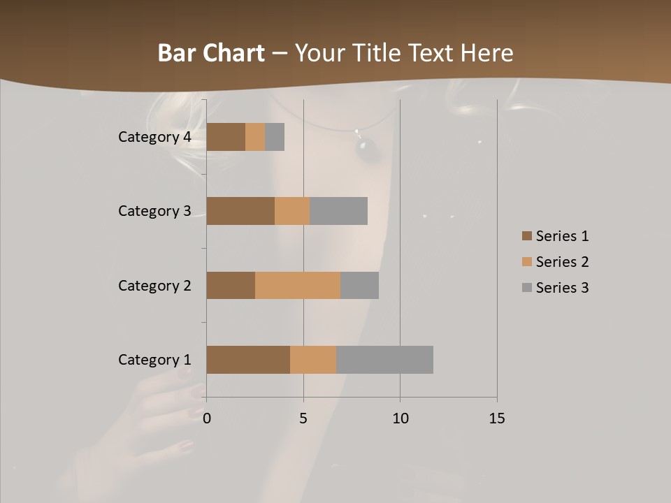 Head Sensual Girl PowerPoint Template