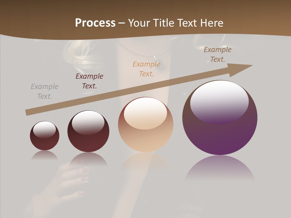 Head Sensual Girl PowerPoint Template