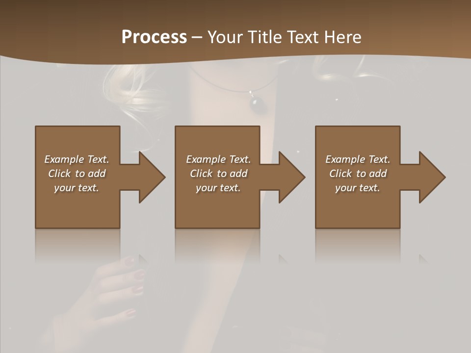 Head Sensual Girl PowerPoint Template