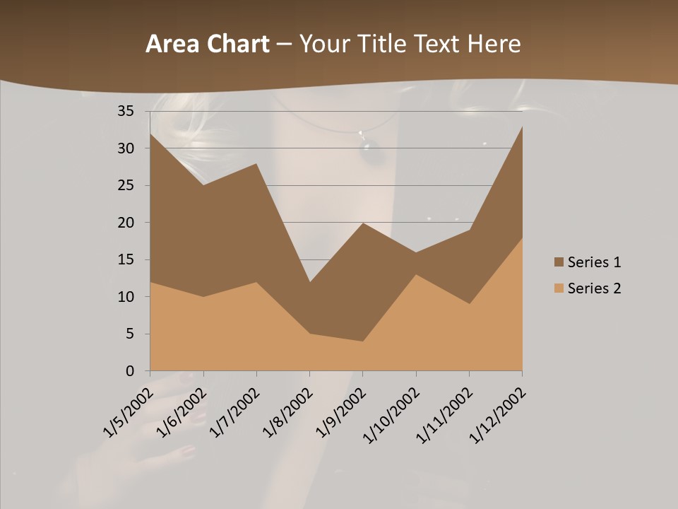 Head Sensual Girl PowerPoint Template
