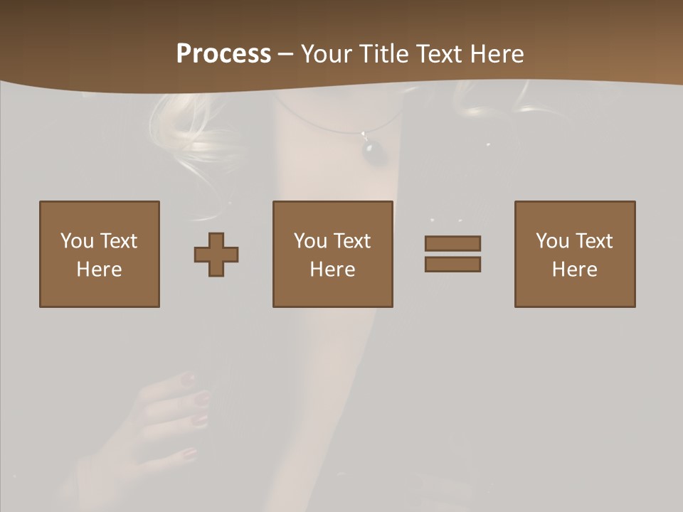 Head Sensual Girl PowerPoint Template