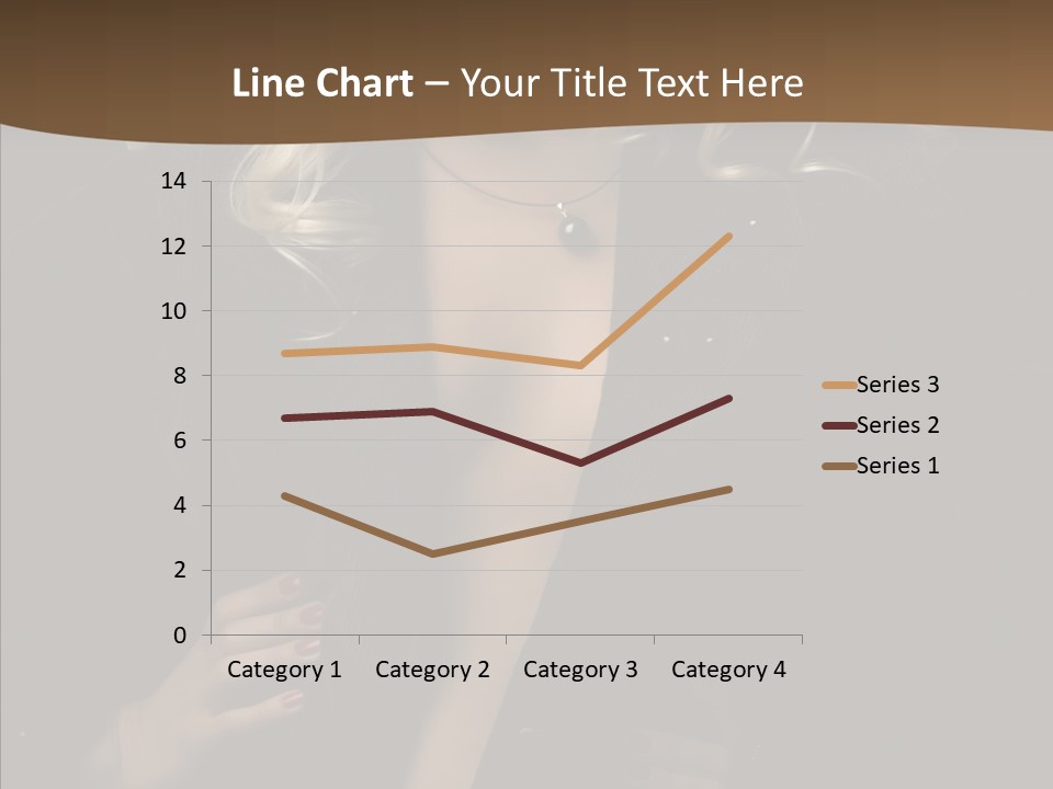 Head Sensual Girl PowerPoint Template