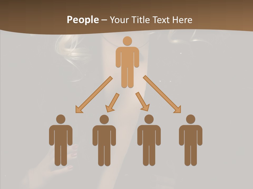 Head Sensual Girl PowerPoint Template