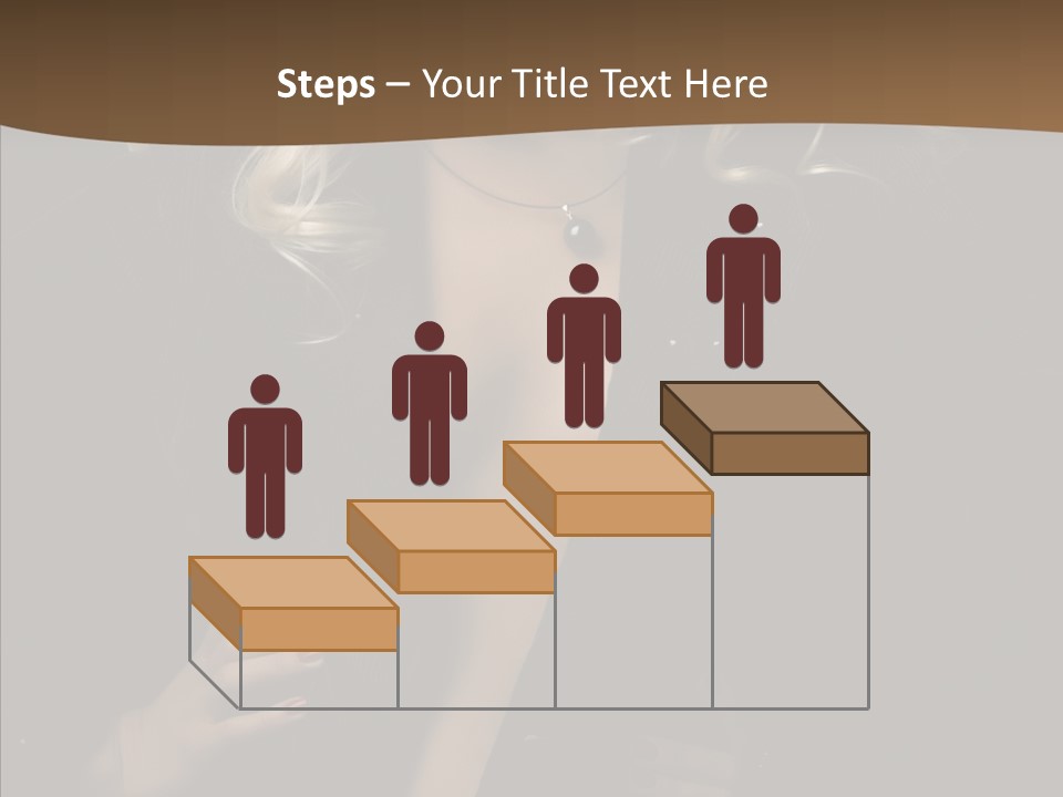 Head Sensual Girl PowerPoint Template