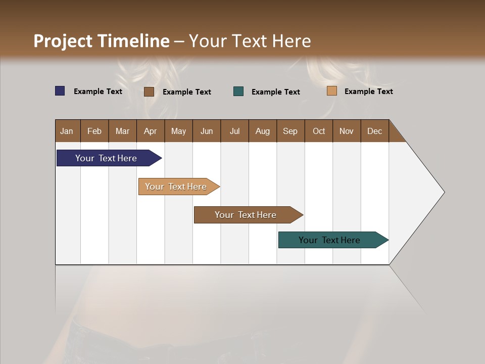 Human Portrait Woman PowerPoint Template