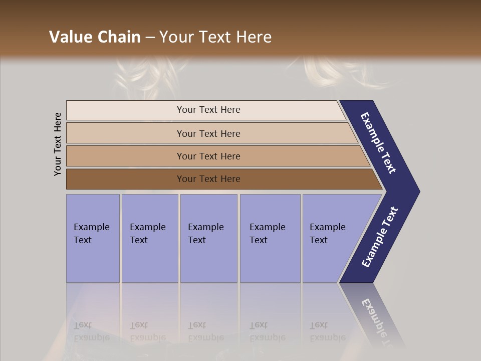 Human Portrait Woman PowerPoint Template