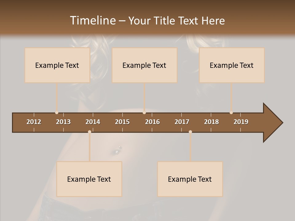 Human Portrait Woman PowerPoint Template