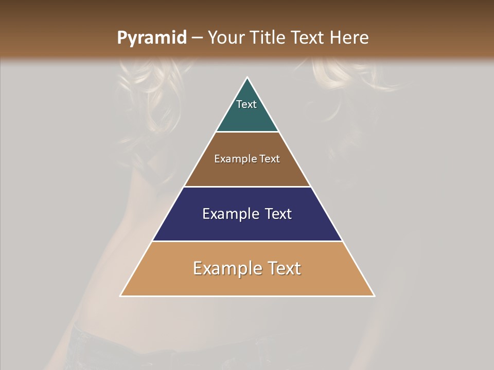 Human Portrait Woman PowerPoint Template