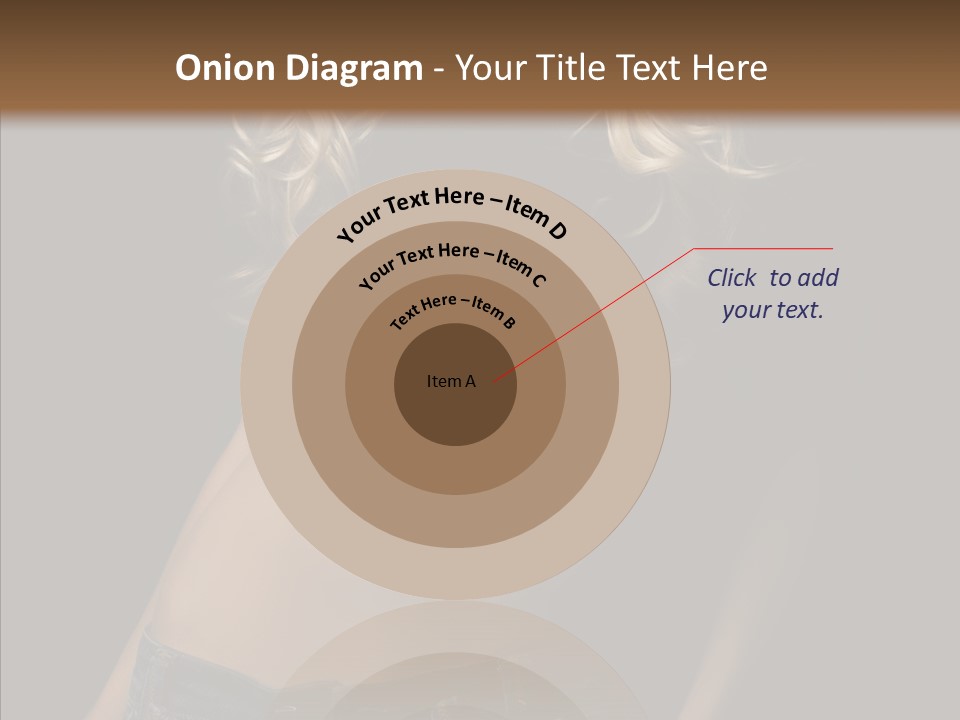 Human Portrait Woman PowerPoint Template