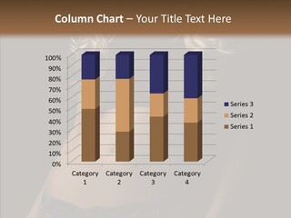 Human Portrait Woman PowerPoint Template