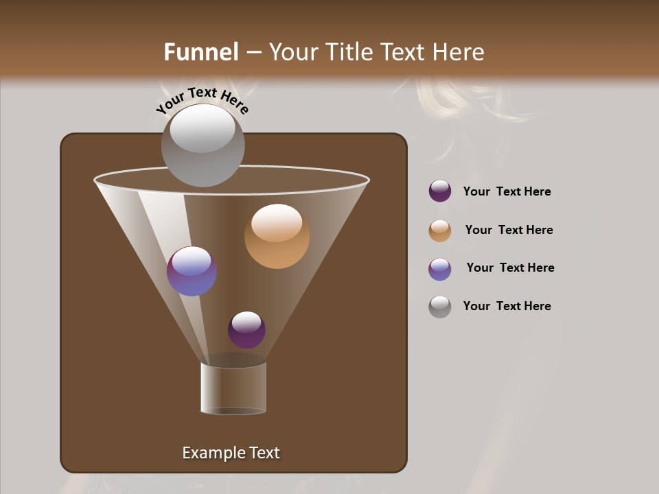 Human Portrait Woman PowerPoint Template