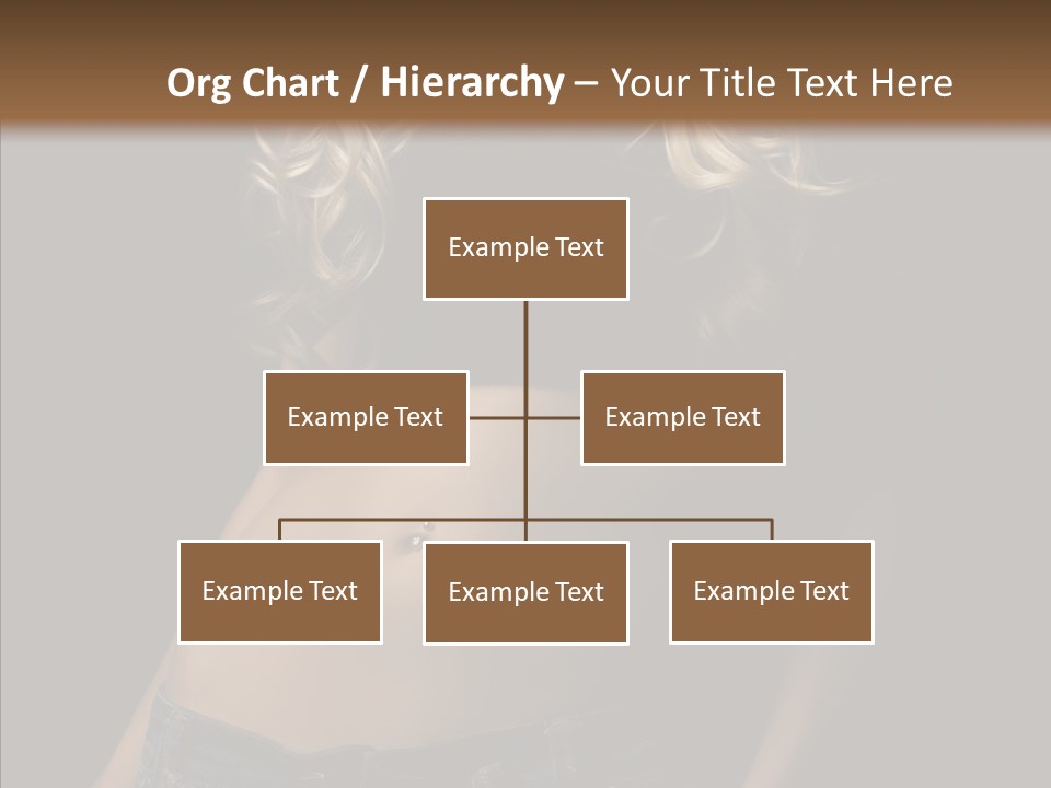 Human Portrait Woman PowerPoint Template