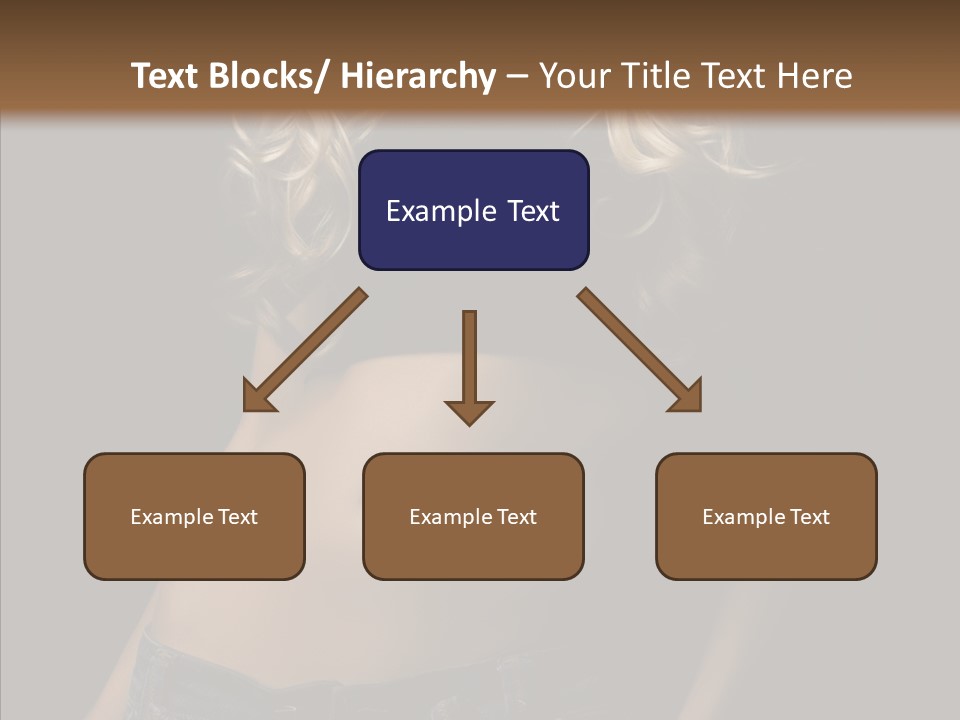 Human Portrait Woman PowerPoint Template