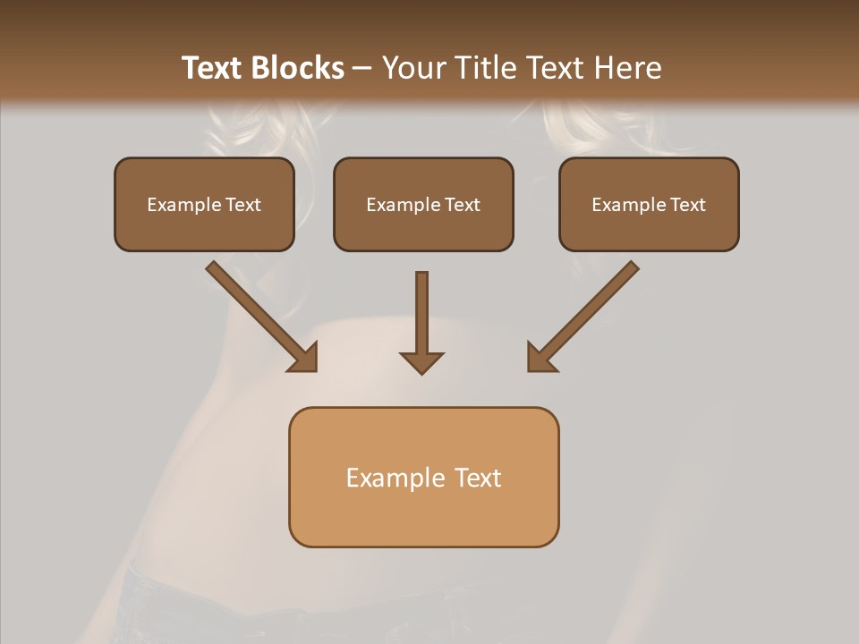 Human Portrait Woman PowerPoint Template