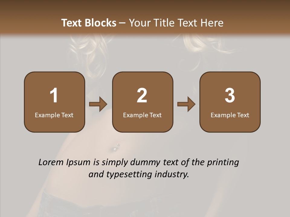 Human Portrait Woman PowerPoint Template