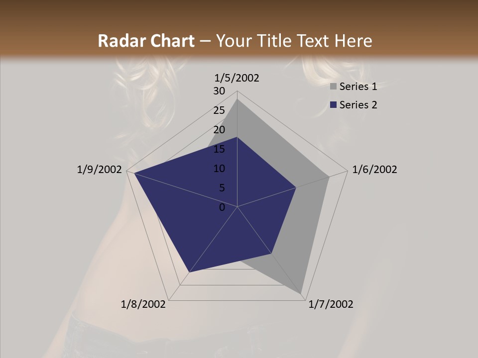 Human Portrait Woman PowerPoint Template