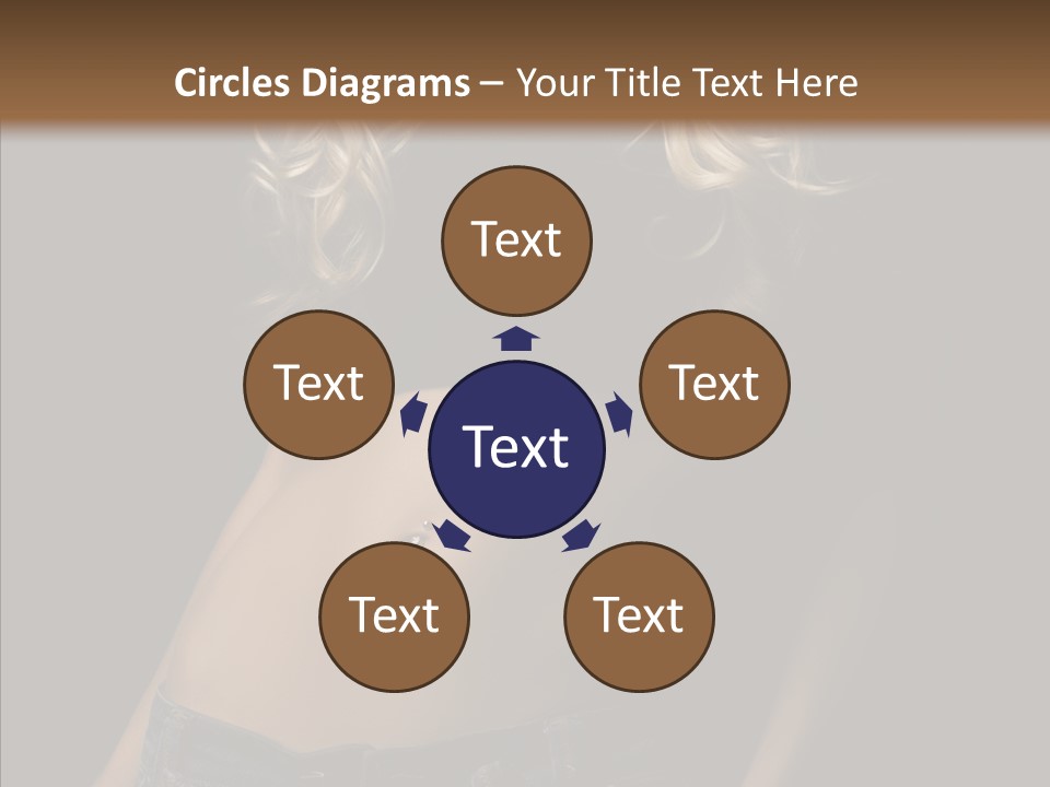 Human Portrait Woman PowerPoint Template