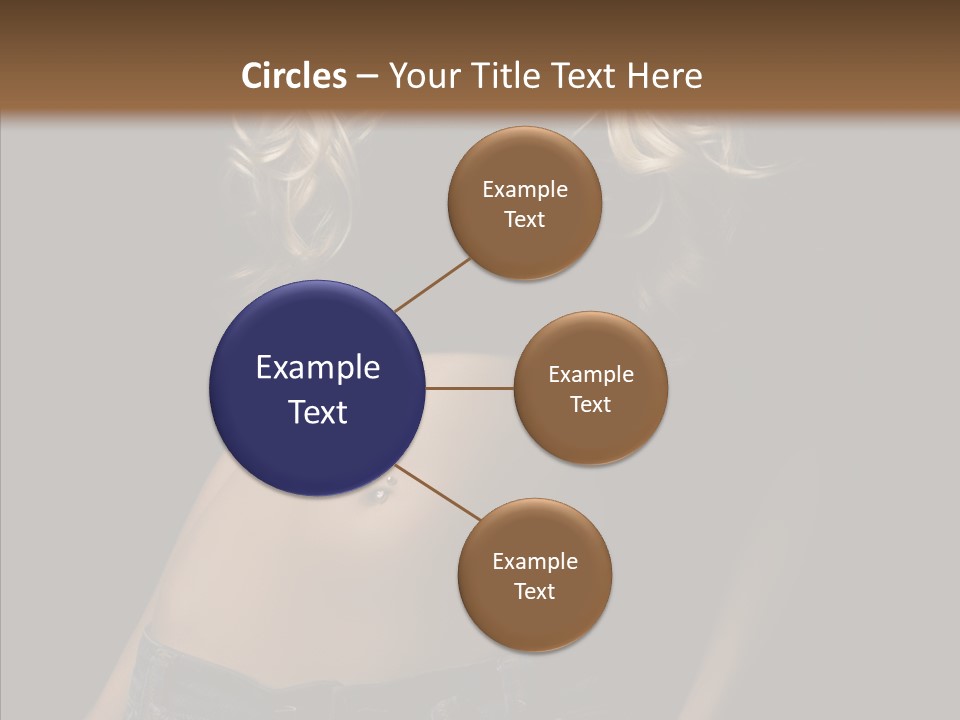 Human Portrait Woman PowerPoint Template