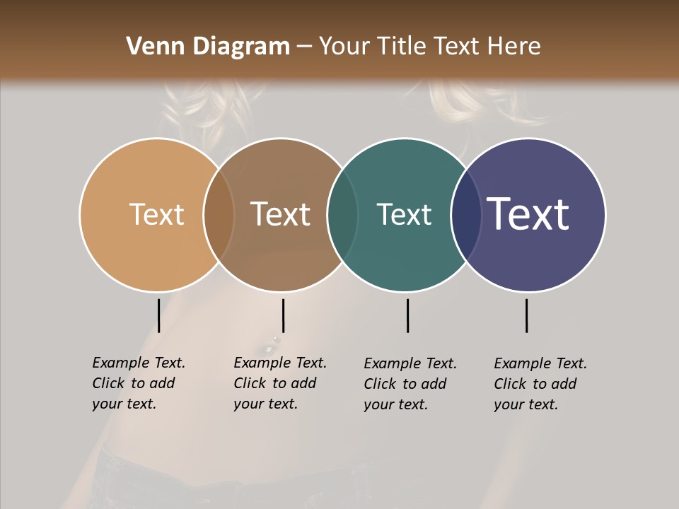Human Portrait Woman PowerPoint Template
