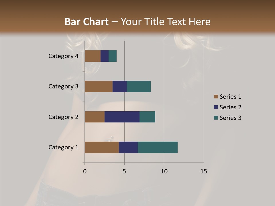 Human Portrait Woman PowerPoint Template