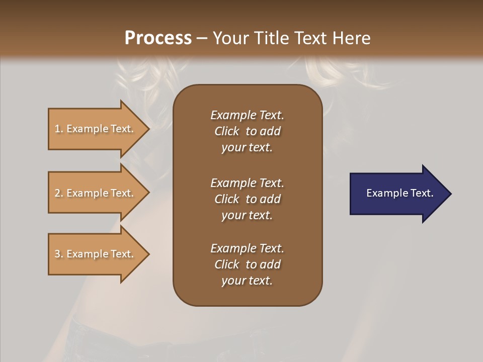 Human Portrait Woman PowerPoint Template