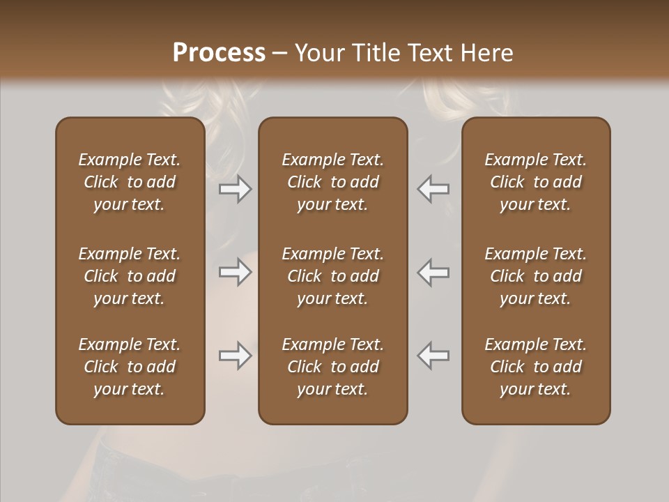 Human Portrait Woman PowerPoint Template