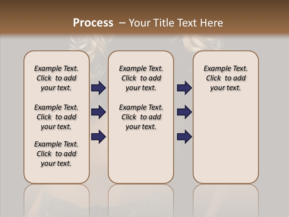 Human Portrait Woman PowerPoint Template
