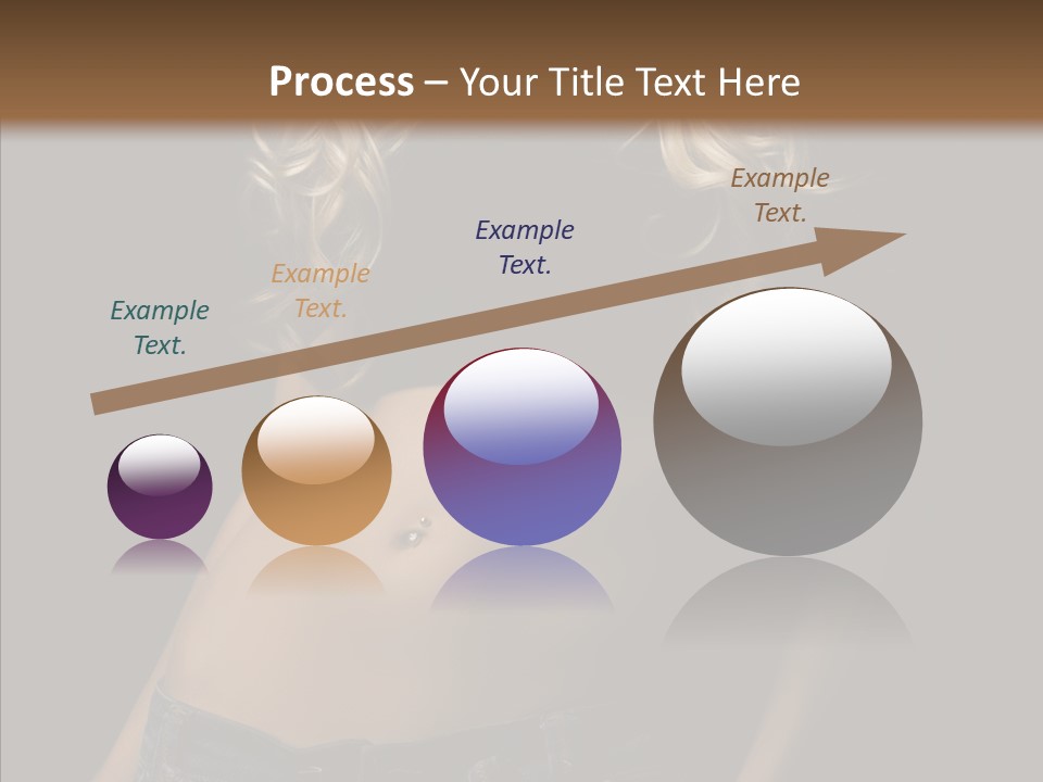 Human Portrait Woman PowerPoint Template