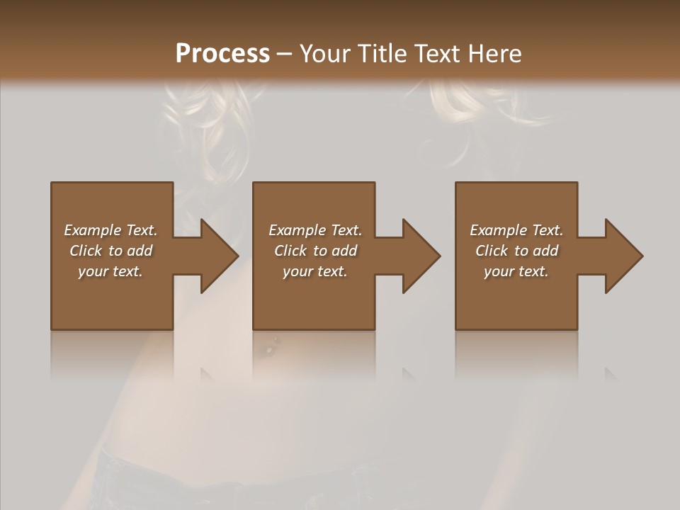 Human Portrait Woman PowerPoint Template