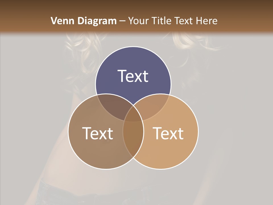 Human Portrait Woman PowerPoint Template