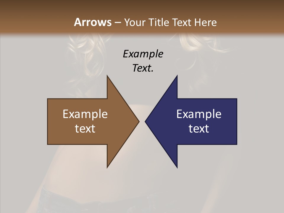 Human Portrait Woman PowerPoint Template