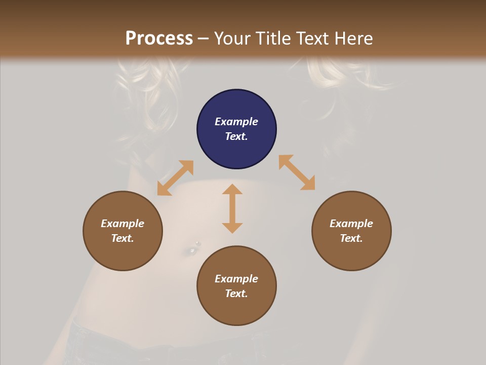 Human Portrait Woman PowerPoint Template