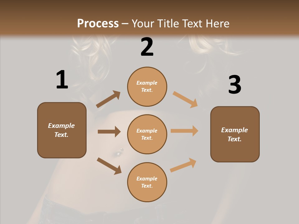 Human Portrait Woman PowerPoint Template