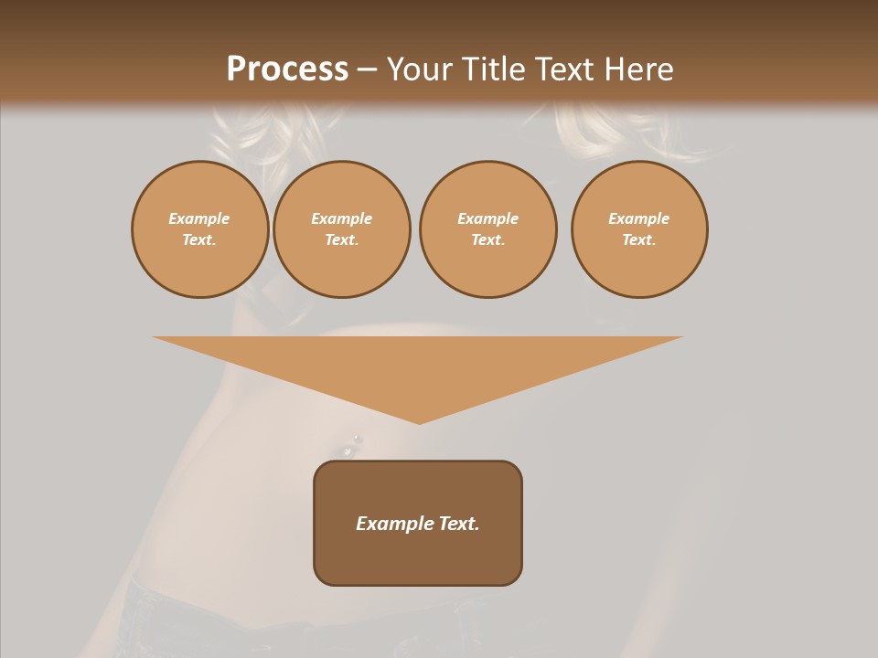 Human Portrait Woman PowerPoint Template