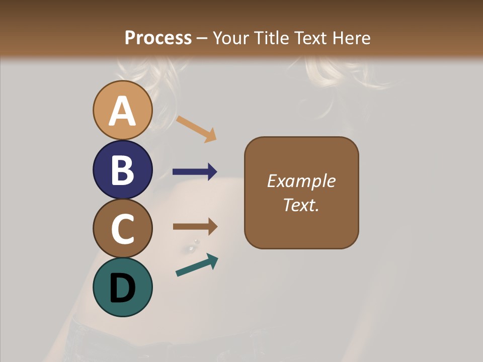 Human Portrait Woman PowerPoint Template