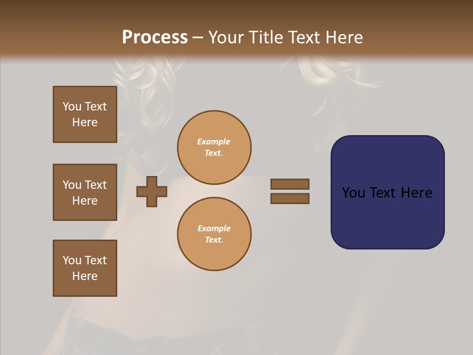 Human Portrait Woman PowerPoint Template