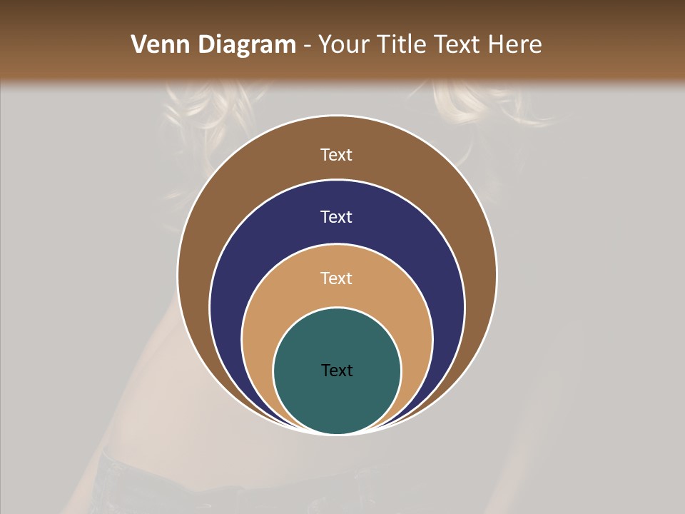 Human Portrait Woman PowerPoint Template