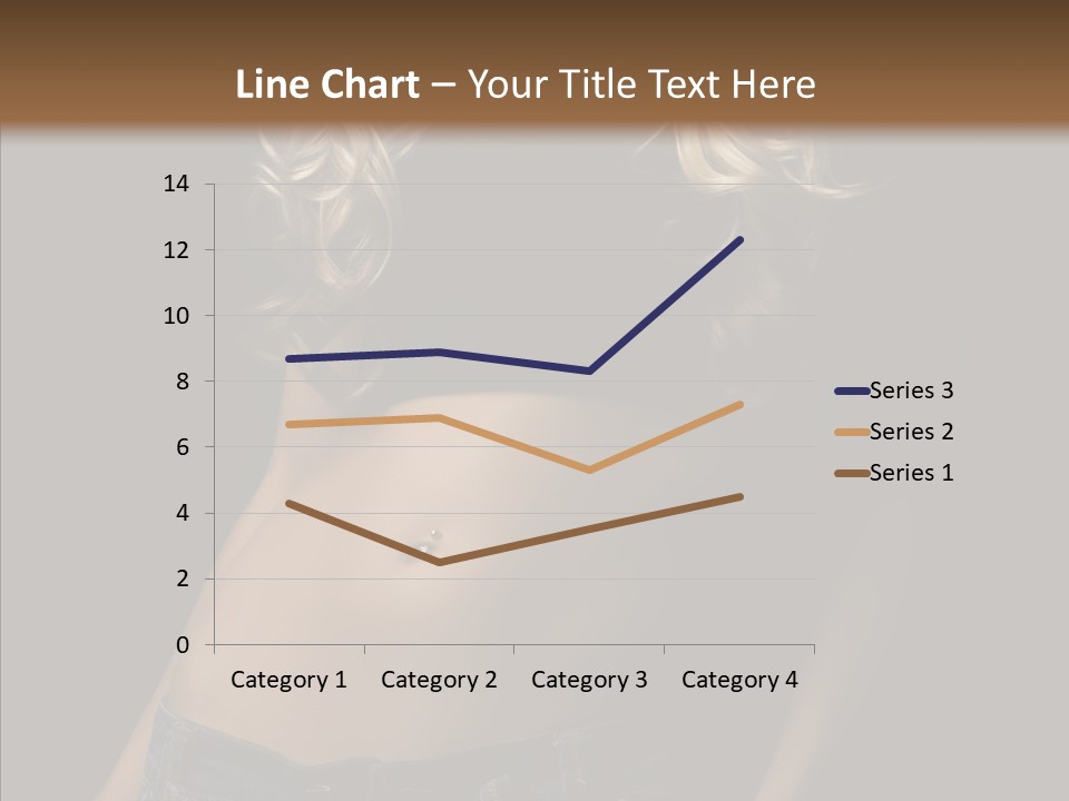 Human Portrait Woman PowerPoint Template