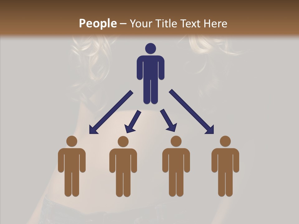 Human Portrait Woman PowerPoint Template