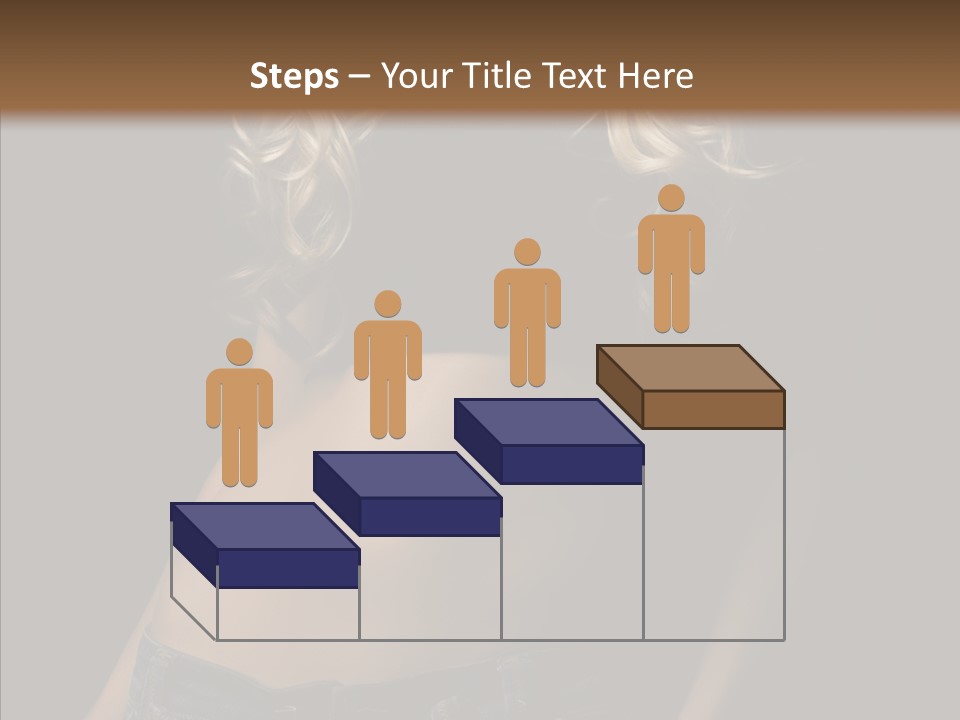 Human Portrait Woman PowerPoint Template