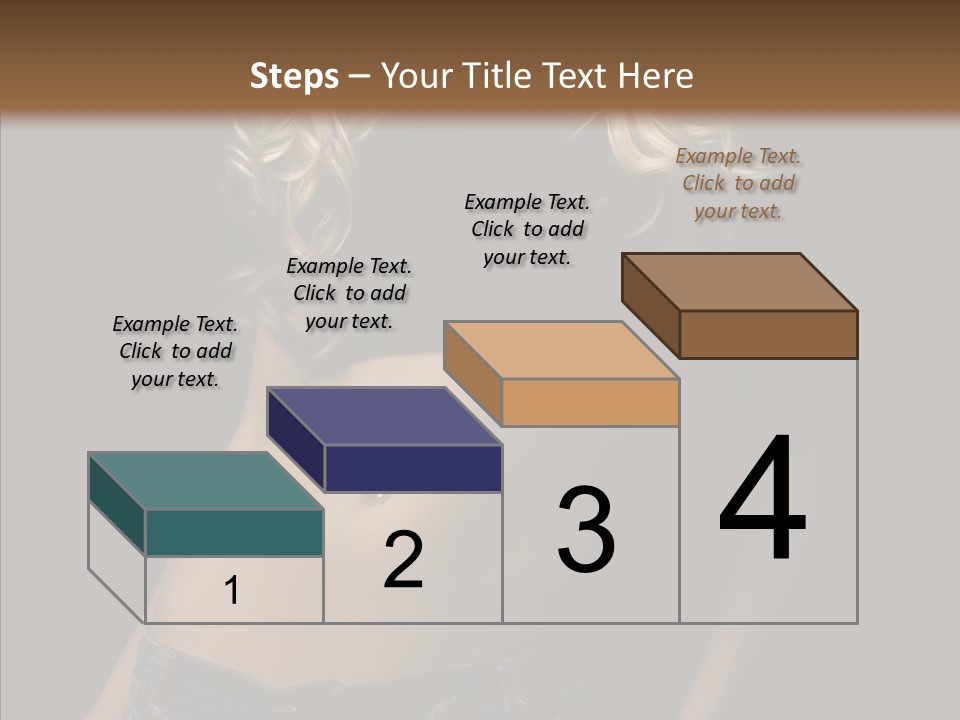 Human Portrait Woman PowerPoint Template